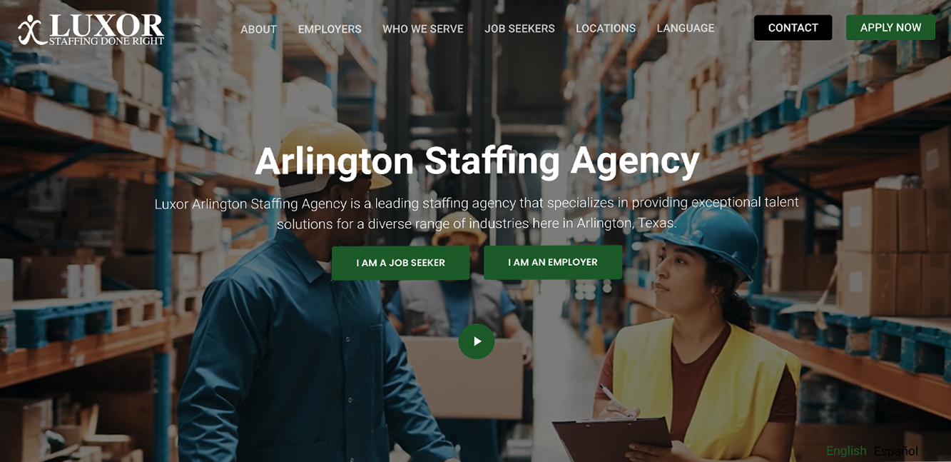 Luxor Arlington Staffing Agency